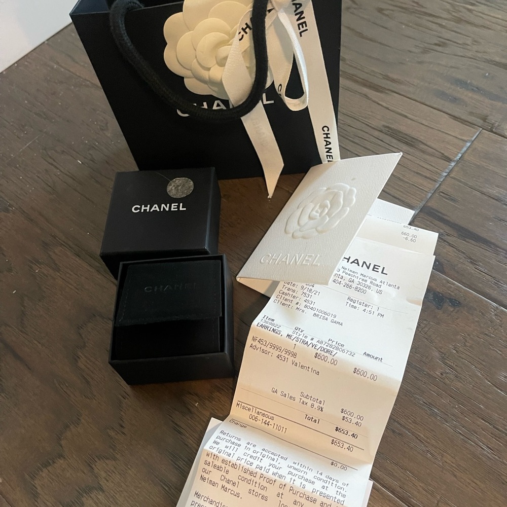 Chanel Gold Earrings